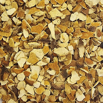 cascaras de naranja deshidratada